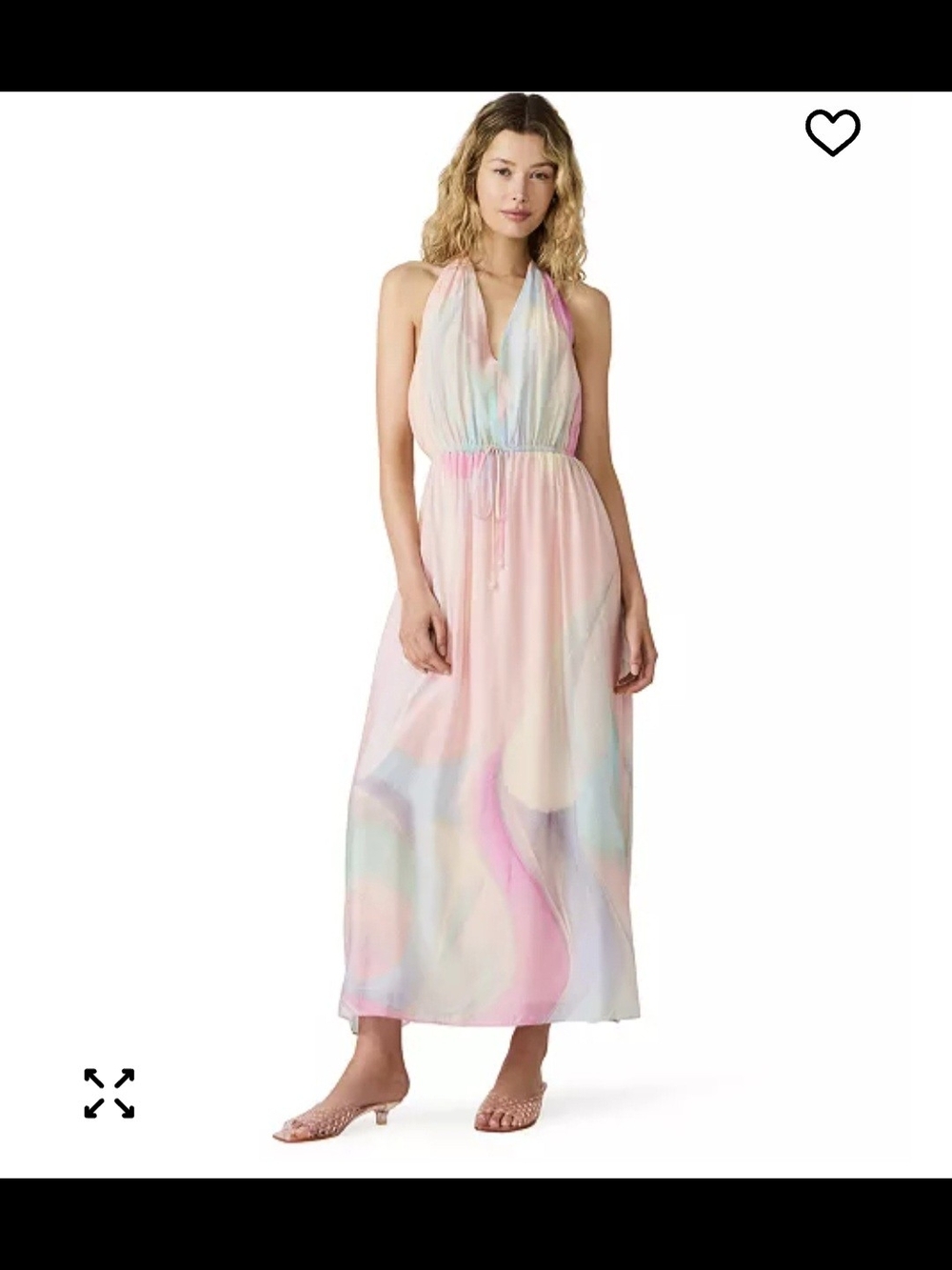 Steve Madden Womens Sleeveless  V Neck Maxi Xs $119
